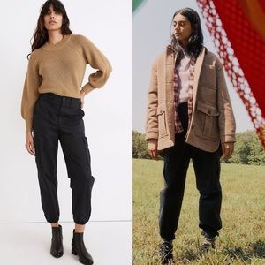 Madewell Black Cargo Pants for Women